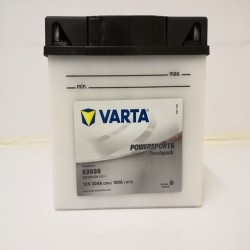 Varta 53030 Funstart Wet Motorcycle Battery (530 030 030) 12V 30Ah Varta Funstart Wet