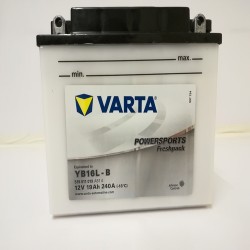 Varta YB16L-B Funstart Wet Motorcycle Battery (519 011 019) (YB16LB) 12V 19Ah Varta Funstart Wet