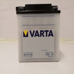 Varta YB9L-A2 Funstart Wet Motorcycle Battery (509 016 008) (YB9LA2) 12V 9Ah Varta Funstart Wet
