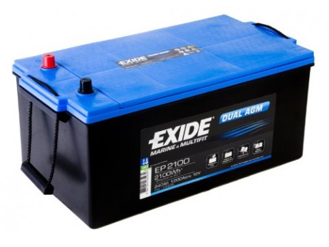 Exide EP2100 Dual AGM (625) Exide Leisure