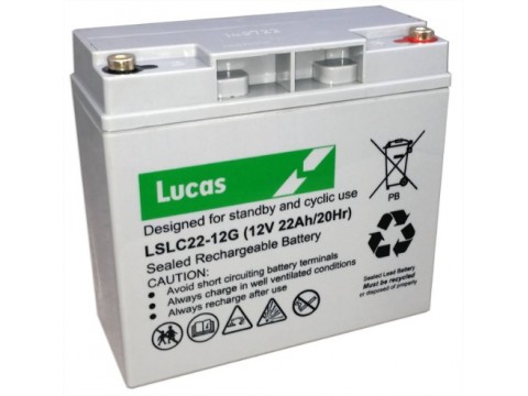 Lucas LSLC22-12 Golf Trolley Battery (22-12) Lucas Alarm