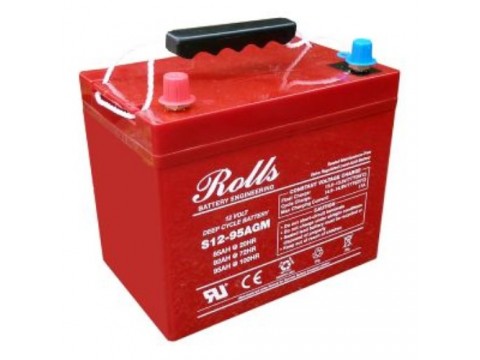 Rolls 12V S12-95AGM Deep Cycle Battery Rolls Agricultural